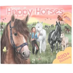 Clearance DEPESCHE Create Your Happy Horses - Stickerbuch