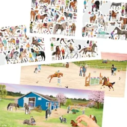 Clearance DEPESCHE Create Your Happy Horses - Stickerbuch