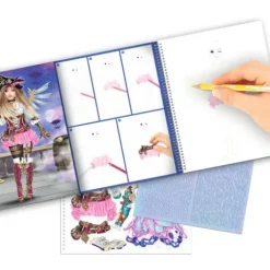 Clearance DEPESCHE Create your TOPModel - Malbuch mit Stickern Fantasy