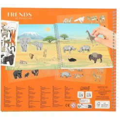 Sale DEPESCHE Create Your Wild Life mit Flock Stickern