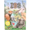 Outlet DEPESCHE Create your ZOO, Malbuch mit Stickern