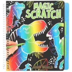 New DEPESCHE Dino World Magic Scratch Book