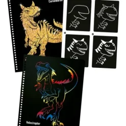 New DEPESCHE Dino World Magic Scratch Book