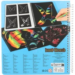 New DEPESCHE Dino World Magic Scratch Book