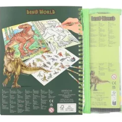 Hot DEPESCHE Dino World Malbuch mit Buntstiften