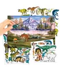 Clearance DEPESCHE Dino World mit Puffy Stickern