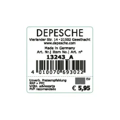 Hot DEPESCHE Dino World Number Sticker