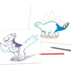 Sale DEPESCHE Dino World Punkt zu Punkt Malbuch MINI DINO