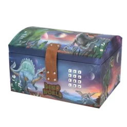 Discount DEPESCHE Dino World Schatztruhe mit Code, Sound und Licht