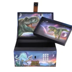 Discount DEPESCHE Dino World Schatztruhe mit Code, Sound und Licht