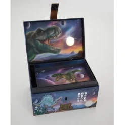 Discount DEPESCHE Dino World Schatztruhe mit Code, Sound und Licht