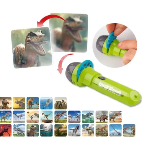 Best DEPESCHE Dino World Taschenlampe mit Bildeffekten
