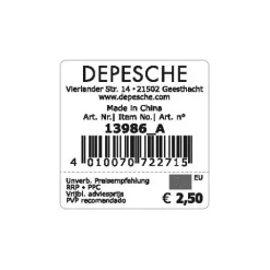 Hot DEPESCHE Filz Magnete im Display
