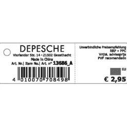 Outlet DEPESCHE Frottee Sticker
