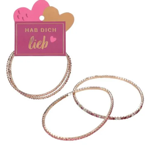Discount DEPESCHE LOVIES Strassarmband Set