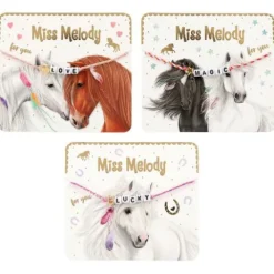 New DEPESCHE Miss Melody Armband Textil mit Statement