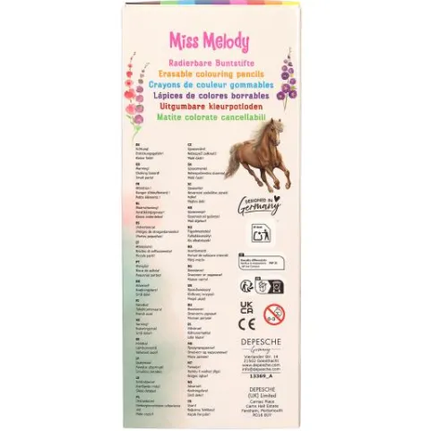 Online DEPESCHE Miss Melody Radierbare Buntstifte