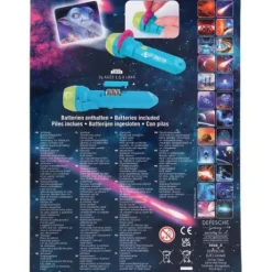 New DEPESCHE Monster Cars Taschenlampe mit Bildeffekten SPACE FUN