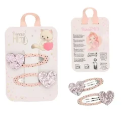 Discount DEPESCHE Princess Mimi Haarspangen Glitzer Motiv und Textil