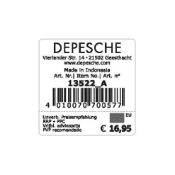 New DEPESCHE SNUKIS Plüsch Hund 25 cm