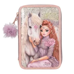 Best DEPESCHE TOPModel 3 Fach Federtasche VIVA VIOLET