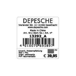 Best DEPESCHE TOPModel 3 Fach Federtasche VIVA VIOLET