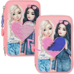 Online DEPESCHE TOPModel 3 Fach Federtasche mit Wendepailletten