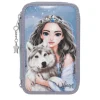 Clearance DEPESCHE TOPModel 3 Fach Federtasche WOLF