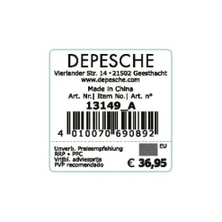 Clearance DEPESCHE TOPModel 3 Fach Federtasche WOLF