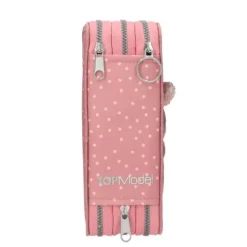 Best DEPESCHE TOPModel 3 Fach Federtasche Affen Applikation JUICY