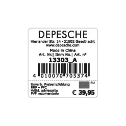 Sale DEPESCHE TOPModel 3 Fach Federtasche mit Stickerei SUMMER FEELING