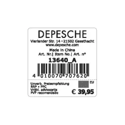 Discount DEPESCHE TOPModel 3 Fach Federtasche mit Schleifen LEOHEART