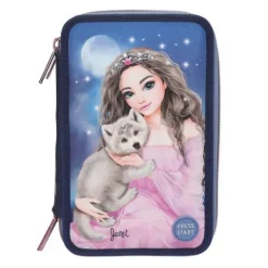 Hot DEPESCHE TOPModel 3 Fach Federtasche LED WOLF