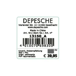 Hot DEPESCHE TOPModel 3 Fach Federtasche LED WOLF