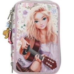 Hot DEPESCHE TOPModel 3 Fach Federtasche COWGIRL