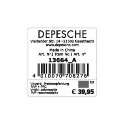 Hot DEPESCHE TOPModel 3 Fach Federtasche COWGIRL