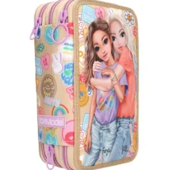 Sale DEPESCHE TOPModel 3 Fach Federtasche GIRL POWER