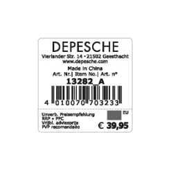 Sale DEPESCHE TOPModel 3 Fach Federtasche GIRL POWER