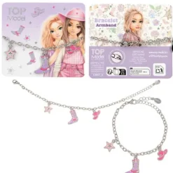 Hot DEPESCHE TOPModel Armband mit Charms COWGIRL