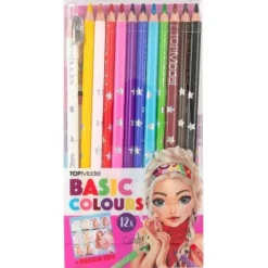 New DEPESCHE TOPModel Basic Buntstifte Set 12 Farben