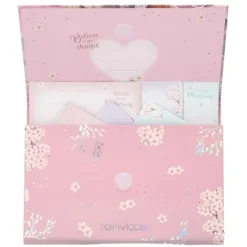 Sale DEPESCHE TOPModel Briefpapier in Fächermappe VIVA VIOLET