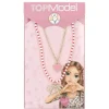 Hot DEPESCHE TOPModel Doppel-Halskette LEOHEART