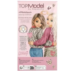 Hot DEPESCHE TOPModel Doppel-Halskette LEOHEART