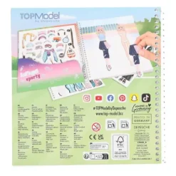 New DEPESCHE TOPModel Dress Me Up Stickerbuch Sports