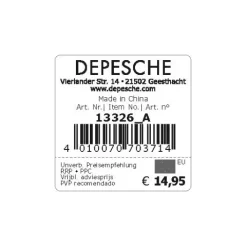 Discount DEPESCHE TOPModel Kosmetiktasche mit Perlenstickerei JUICY