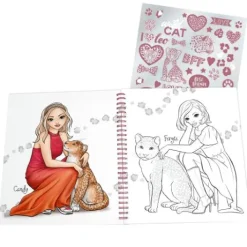 Sale DEPESCHE TOPModel Malbuch LEOHEART