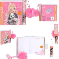 Best DEPESCHE TOPModel Mini Notizbuch mit Kugelschreiber WILD