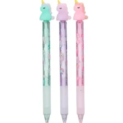 DEPESCHE Ylvi Radierbarer Gelstift mit Einhorn-Topper